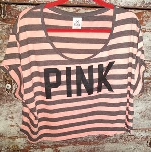 Pink crop top